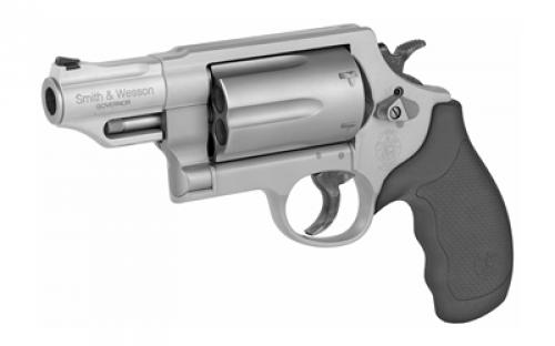 Smith & Wesson Governor, Double Action, Metal Frame Revolver, Z-Frame, 410GA, 2.5" Chamber, 45 ACP, 45 Long Colt, Scandium Alloy, Matte Finish, Silver, Synthetic Grips, Fixed Sights, 6 Rounds 160410