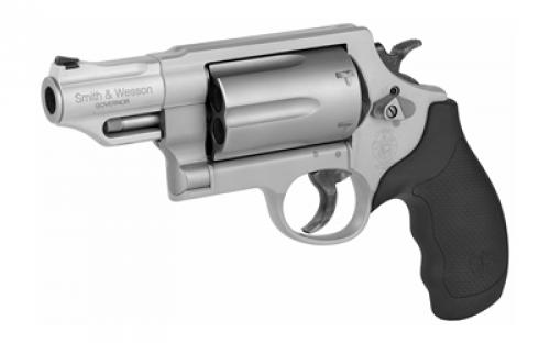 Smith & Wesson Governor, Double Action, Metal Frame Revolver, Z-Frame, 410GA, 2.5" Chamber, 45 ACP, 45 Long Colt, Scandium Alloy, Matte Finish, Silver, Synthetic Grips, Fixed Sights, 6 Rounds 160410