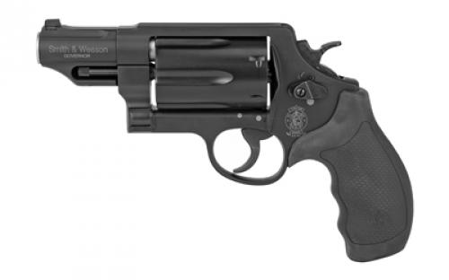 Smith & Wesson Governor, Double Action, Metal Frame Revolver, Z-Frame, 410 Gauge, 2.5 Chamber, 2.75 Barrel, 45 ACP, 45 Long Colt, Scandium Alloy, Matte Finish, Black, Synthetic Grips, Tritium Night Sights, 6 Rounds 162410