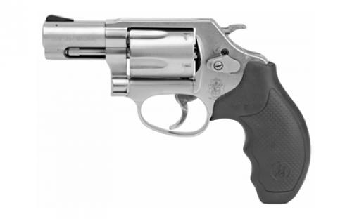 Smith & Wesson Model 60, Double Action, Metal Frame Revolver, J-Frame, 357 Magnum, 2.125 Barrel, Stainless Steel, Satin Finish, Silver, Rubber Grips, Fixed Sights, 5 Rounds 162420