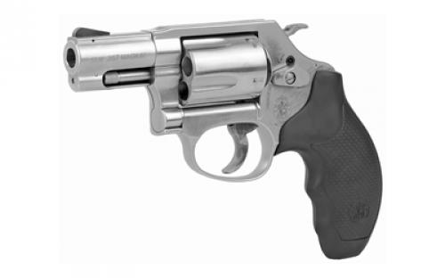 Smith & Wesson Model 60, Double Action, Metal Frame Revolver, J-Frame, 357 Magnum, 2.125" Barrel, Stainless Steel, Satin Finish, Silver, Rubber Grips, Fixed Sights, 5 Rounds 162420