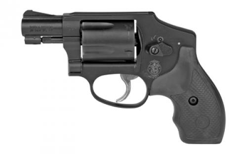 Smith & Wesson Model 442, Double Action Only, Metal Frame Revolver, J-Frame, 38 Special +P, 1.88 Barrel, Aluminum Alloy, Matte Finish, Black, Rubber Grips, Fixed Sights, 5 Rounds 162810
