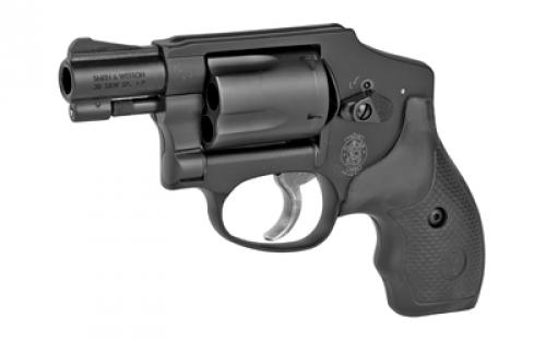 Smith & Wesson Model 442, Double Action Only, Metal Frame Revolver, J-Frame, 38 Special +P, 1.88" Barrel, Aluminum Alloy, Matte Finish, Black, Rubber Grips, Fixed Sights, 5 Rounds 162810