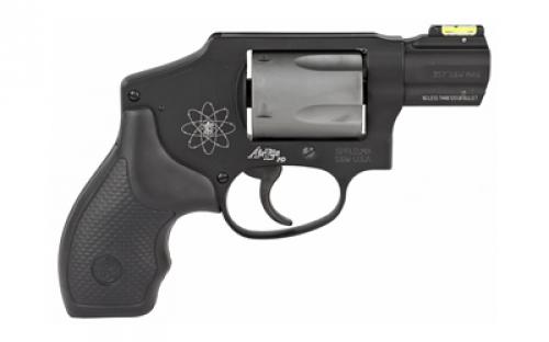 Smith & Wesson Model 340, Double Action Only, Metal Frame Revolver, J-Frame, 357 Magnum, 1.88" Barrel, Scandium, Titanium Alloy Cylinder, Black, Rubber Grips, Hi-Viz Fiber Optic Sights, 5 Rounds 163062
