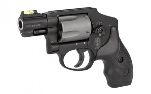 Smith & Wesson Model 340, Double Action Only, Metal Frame Revolver, J-Frame, 357 Magnum, 1.88" Barrel, Scandium, Titanium Alloy Cylinder, Black, Rubber Grips, Hi-Viz Fiber Optic Sights, 5 Rounds 163062