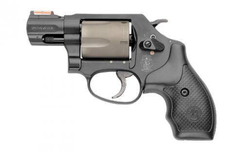 Smith & Wesson Model 360, Double/Single Action, Metal Frame Revolver, J-Frame, 357 Magnum, 1.88 Barrel, Scandium, Titanium Alloy Cylinder, Matte Finish, Black, Rubber Grips, Hi-Viz Fiber Optic Sights, 5 Rounds 163064