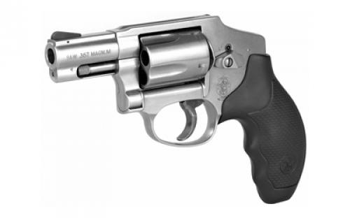 Smith & Wesson Model 640, Double Action Only, Metal Frame Revolver, J-Frame, 357 Magnum, 2.13" Barrel, Stainless Steel, Satin Finish, Silver, Rubber Grips, 5 Rounds 163690