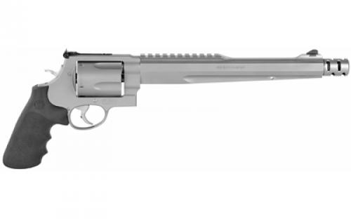 Smith & Wesson Model 500, Comped Hunter, Performance Center, Double Action/Single Action, X-Frame, 500 S&W, 10.5" Barrel, Stainless Steel, Silver, Rubber Grips, Adjustable Rear Sight, 5 Rounds, Performance Center Tuned Action 170231