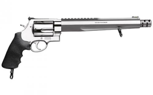 Smith & Wesson Model 460XVR, Performance Center, Single Action/Double Action, Metal Frame Revolver, X-Frame, 460S&W, 10.5 Barrel, Stainless Steel, Satin Finish, Rubber Grips, Adjustable Sights, 5 Rounds, Performance Center Tuned Action 170262