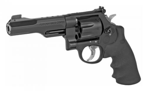 Smith & Wesson Model 327, Performance Center, Double Action, Metal Frame Revolver, N-Frame, 357 Magnum, 5" Barrel, Scandium, Matte Finish, Black, Rubber Grips, Adjustable Sights, 8 Rounds, Performance Center Tuned Action 170269