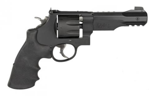 Smith & Wesson M&P R8, Performance Center, Double Action, Metal Frame Revolver, N-Frame, 357 Magnum, 5" Barrel, Scandium, Matte Finish, Black, Rubber Grips, Adjustable Sights, 8 Rounds, Accessory Rail, Performance Center Tuned Action 170292