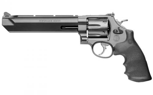 Smith & Wesson Model 629, Performance Center, Double Action, Metal Frame Revolver, N-Frame, 7.5 Ported Barrel, Stainless Steel, Matte Finish, Black, Rubber Grips, Adjustable Sights, 6 Rounds, Performance Center Tuned Action 170323