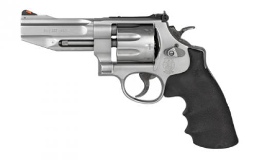 Smith & Wesson Model 627, Pro Series, Double Action, Metal Frame Revolver, N-Frame, 357 Magnum, 4 Barrel, Stainless Finish, Matte Stainless Finish, Rubber Grips, Adjustable Rear Sight, 8 Rounds, Fired Case 178014