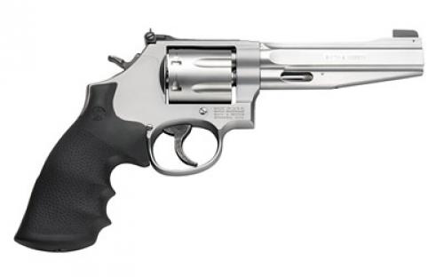 Smith & Wesson Model 686, Pro Series, Double Action/Single Action, Metal Frame Pistol, L-Frame, 357 Magnum, 5 Barrel, Stainless Steel, Matte Finish, Silver, Rubber Grips, Adjustable Sights, 7 Rounds 178038