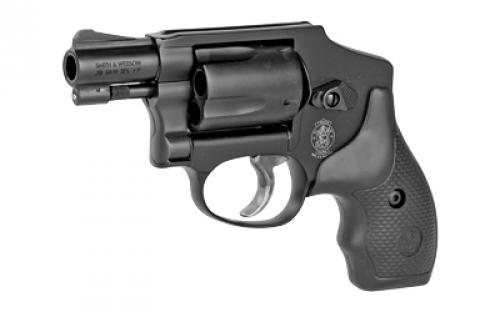 Smith & Wesson Model 442, Performance Center, Double Action Only, Metal Frame Revolver, J-Frame, 38 Special, 1.875" Barrel, Aluminum Alloy, Matte Finish, Black, Rubber Grips, Fixed Sights, 5 Rounds, Moon Clip, BLEM (Scoring on Cylinder) 178041