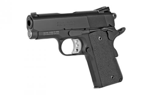 Smith & Wesson 1911, Performance Center, Pro Series, Single Action Only, Metal Frame Pistol, Sub-Compact, 9MM, 3" Barrel, Scandium Alloy, Matte Finish, Black, Synthetic Grips, Fixed Sights, Ambidextrous Safety, 8 Rounds, 2 Magazines 178053
