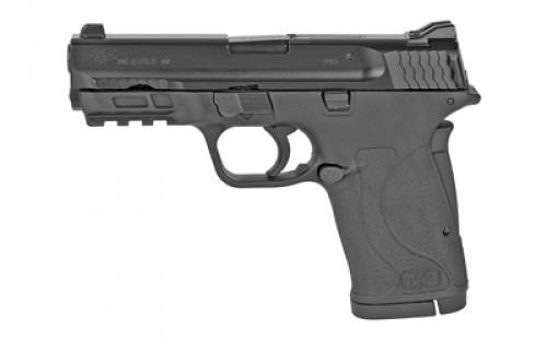 Smith & Wesson M&P380 Shield EZ M2.0, Internal Hammer Fired, Semi-automatic, Polymer Frame Pistol, Micro-Compact, 380ACP, 3.68 Barrel, Armornite Finish, Black, 3 Dot Sights, 8 Rounds, 2 Magazines 180023