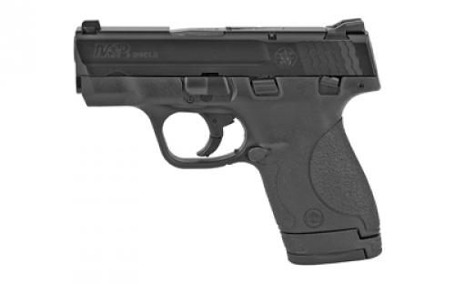 Smith & Wesson M&P Shield, California Compliant, Striker Fired, Semi-automatic, Polymer Frame Pistol, Manual Thumb Safety, Micro-Compact, 9MM, 3.1 Barrel, Armornite Finish, Black, 2 Magazines, (1) 7-Round and (1) 8-Round 187021