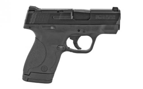 Smith & Wesson M&P Shield, California Compliant, Striker Fired, Semi-automatic, Polymer Frame Pistol, Manual Thumb Safety, Micro-Compact, 9MM, 3.1" Barrel, Armornite Finish, Black, 2 Magazines, (1) 7-Round and (1) 8-Round 187021