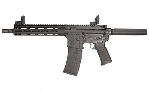 Tippmann Arms Company M4-22 Elite, Semi-Automatic Pistol, AR, 22 LR, 7 Barrel, Aluminum MLOK Handguard, Matte Finish, Black, Pistol Tube, 1 Magazine, Front/Rear Flip Sights, 25 Rounds A101041
