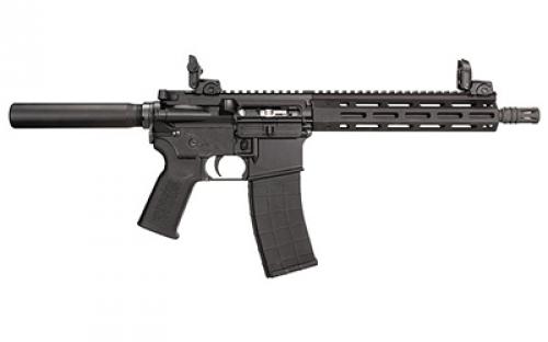 Tippmann Arms Company M4-22 Elite, Semi-Automatic Pistol, AR, 22 LR, 7" Barrel, Aluminum MLOK Handguard, Matte Finish, Black, Pistol Tube, 1 Magazine, Front/Rear Flip Sights, 25 Rounds A101041