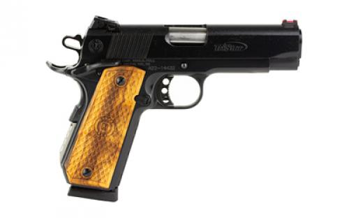 American Classic Bobcut, Semi-automatic, 1911, Commander, 45ACP, 4.25" Barrel, Blued Finish, Black, Wood Grips, Novak-Style Sights, 1 Magazine, 8Rd 85643