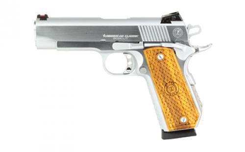 American Classic Bobcut, Semi-automatic, 1911, Commander, 45ACP, 4.25 Barrel, Chrome Finish, Wood Grips, Novak-Style Sights, 1 Magazine, 8Rd 85644