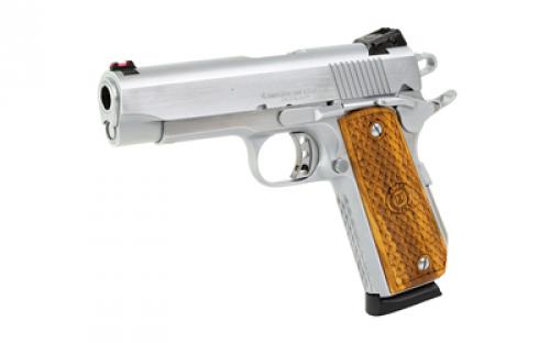 American Classic Bobcut, Semi-automatic, 1911, Commander, 45ACP, 4.25" Barrel, Chrome Finish, Wood Grips, Novak-Style Sights, 1 Magazine, 8Rd 85644