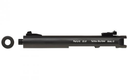 Tactical Solutions Pac-Lite, 4.5 Threaded Barrel, For Ruger Mark I, II, III and 22/45 Series Pistols, Matte Black Finish PL4.5TENF-02