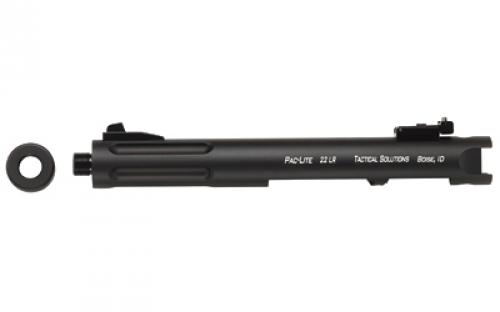 Tactical Solutions Pac-Lite, 4.5 Threaded and Fluted Barrel, Fits Ruger Mark I, II, III and 22/45 Series Pistols, Black Matte Finish PL4.5TERF-02