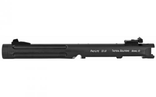 Tactical Solutions Pac-Lite IV, 6 Threaded and Fluted Barrel, For Ruger Mark IV and Mark IV 22/45 Series Pistols, Matte Black Finish PLIV6TEMBRF