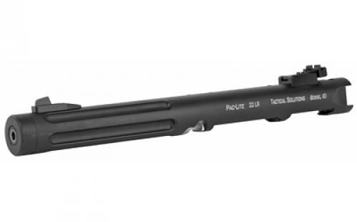 Tactical Solutions Pac-Lite IV, 6" Threaded and Fluted Barrel, For Ruger Mark IV and Mark IV 22/45 Series Pistols, Matte Black Finish PLIV6TEMBRF