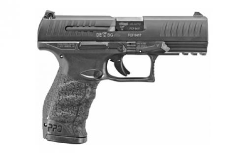 Walther PPQ M2, Striker Fired, Semi-automatic, Full Size, 45ACP, 4.25" Barrel, Polymer Frame Pistol, Black, Fixed Sights, 12 Rounds, 2 Magazines 2807076