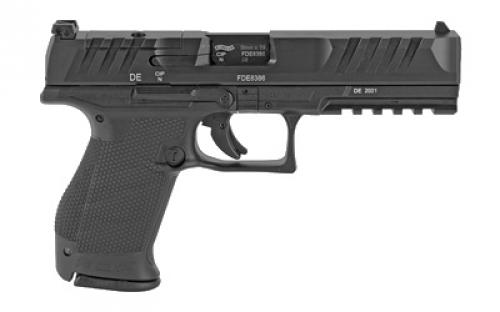 Walther PDP, Optics Ready, Semi-automatic, Polymer Frame, Striker Fired, Compact Frame, 9MM, 5" Barrel, Black, Adjustable Rear Sight, 15Rd 2844222