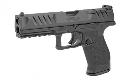 Walther PDP, Optics Ready, Semi-automatic, Polymer Frame, Striker Fired, Compact Frame, 9MM, 5" Barrel, Black, Adjustable Rear Sight, 15Rd 2844222