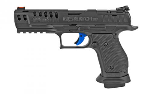 Walther PPQ Q5 Match SF Pro, Striker Fired, Semi-automatic, Metal Frame Pistol, Full Size, 9MM, 5 Barrel, Steel, Black, Fixed Sights, 17 Rounds 2846951