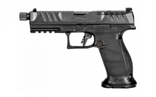 Walther PDP Pro, Striker Fired, Semi-automatic, Polymer Frame Pistol, Full Size, 9MM, 5.1 Barrel, Threaded Barrel, Black, Adjustable Rear Sight, Optics Ready, 10 Rounds 2858142