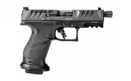 Walther PDP Pro, Striker Fired, Semi-automatic, Polymer Frame Pistol, Compact, 9MM, 4.6" Barrel, Threaded Barrel, Black, Adjustable Rear Sight, Optics Ready, 10 Rounds 2858151
