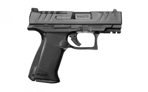 Walther PDP F-Series, Striker Fired, Semi-automatic, Polymer Frame Pistol, Compact, 9MM, 3.5" Barrel, Matte Finish, Adjustable Rear Sight, Optics Ready, 10 Rounds, 2 Magazines 2871823