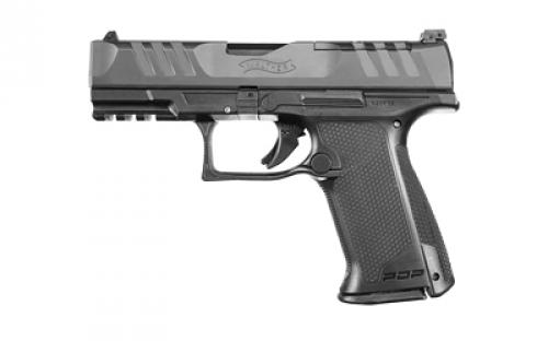 Walther PDP F-Series, Striker Fired, Semi-automatic, Polymer Frame Pistol, Compact, 9MM, 4 Barrel, Matte Finish, Adjustable Rear Sight, Optics Ready, 10 Rounds, 2 Magazines 2871831