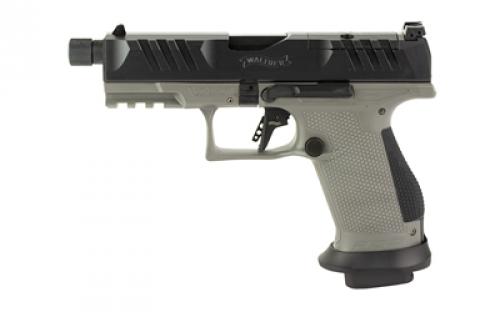 Walther PDP Pro, Striker Fired, Semi-automatic, Polymer Frame Pistol, Compact, 9MM, 4.6 Threaded Barrel, Matte Finish, Black Slide, Tungsten Gray Frame, Adjustable Rear Sight, Optics Ready, 18 Rounds, 2 Magazines 2876574