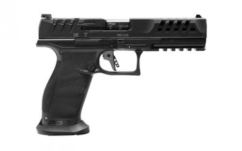 Walther PDP Match Polymer Frame, Striker Fired, Semi-automatic, Polymer Frame Pistol, Full Size, 9MM, 5" Barrel, Tennifer Finish, Black, 3 Dot Sights, Optic Ready, 3 Magazines, 10 Rounds 2880083