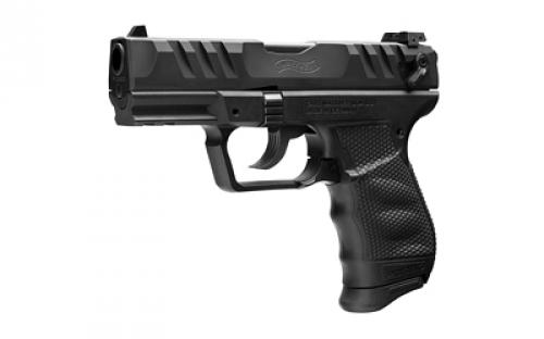 Walther PD380, Double Action/Single Action, Hammer Fired, Semi-Automatic, Polymer Frame Pistol, Compact, 380ACP, 3.7" Barrel, Matte Finish, Black, Manual Safety, 9 Rounds, 2 Magazine 5050508