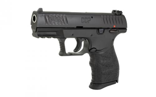 Walther CCP M2+, Striker Fired, Semi-automatic, Polymer Frame Pistol, Compact, 9MM, 3.54", Black, Manual Safety, 3 Dot Sights, 8 Rounds, 2 Magazines 5083500