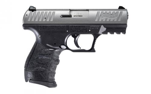 Walther CCP M2+, Striker Fired, Semi-automatic, Polymer Frame Pistol, Compact, 9MM, 3.54, Stainless and Black, Manual Safety, 3 Dot Sights, 8 Rounds, 2 Magazines 5083501