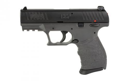 Walther CCP M2+, Striker Fired, Semi-automatic, Polymer Frame Pistol, Compact, 9MM, 3.54, Tungsten Gray and Black, Manual Safety, 3 Dot Sights, 8 Rounds, 2 Magazines 5083505