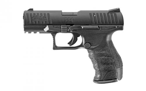 Walther PPQ M2, Striker Fired, Semi-automatic, Polymer Frame Pistol, Full Size, 22LR, 4 Barrel, Black, Fixed Sights, 12 Rounds, 2 Magazines 5100300