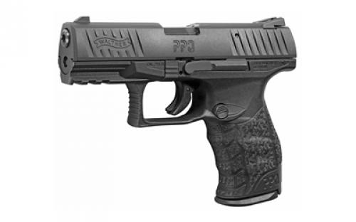 Walther PPQ M2, Striker Fired, Semi-automatic, Polymer Frame Pistol, Full Size, 22LR, 4" Barrel, Black, Fixed Sights, 12 Rounds, 2 Magazines 5100300