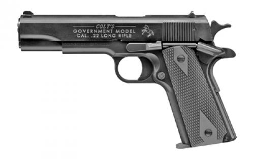 Walther 1911, Single Action Only, Semi-automatic, Metal Frame Pistol, Full Size, 22LR, 5 Barrel, Alloy, Black, Adjustable Sights, 12 Rounds 5170304