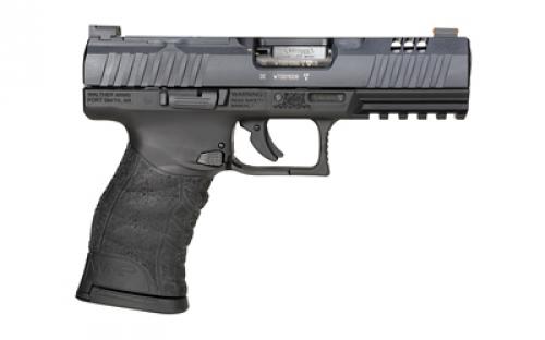 Walther WMP, Semi-automatic, Double Action, Polymer Frame Pistol, 22 Winchester Magnum, 4.5" Barrel, Matte Finish, Black, 3 Dot Adjustable Sights, Optics Ready, 10 Rounds, 2 Magazines, Includes 3 Optic Plates 5220302